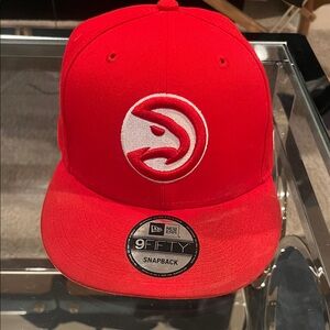 Atlanta Hawks ~ New Era Red Snapback Hat